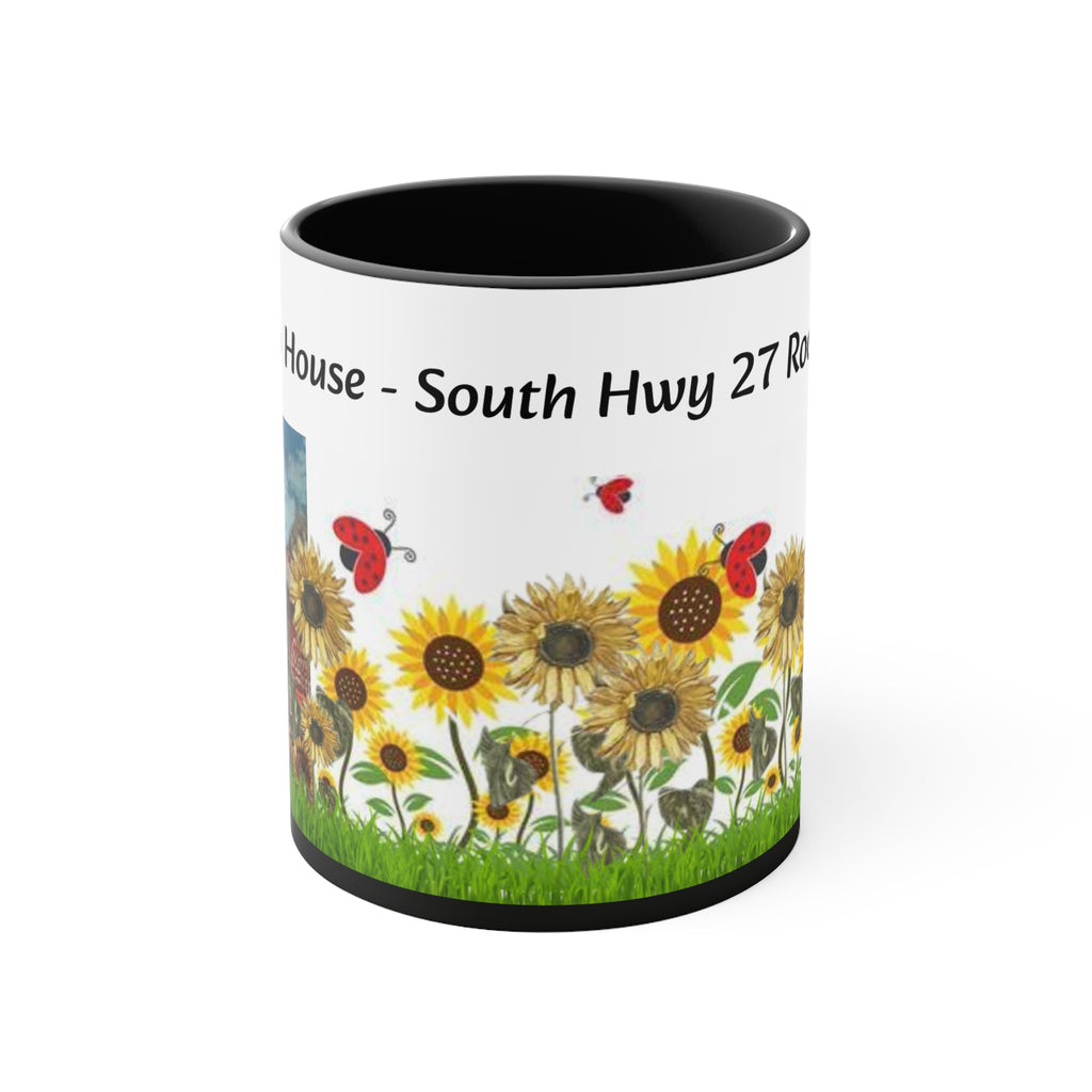 Sweet Potato House Mug, Roopville GA Local Collectible - Black