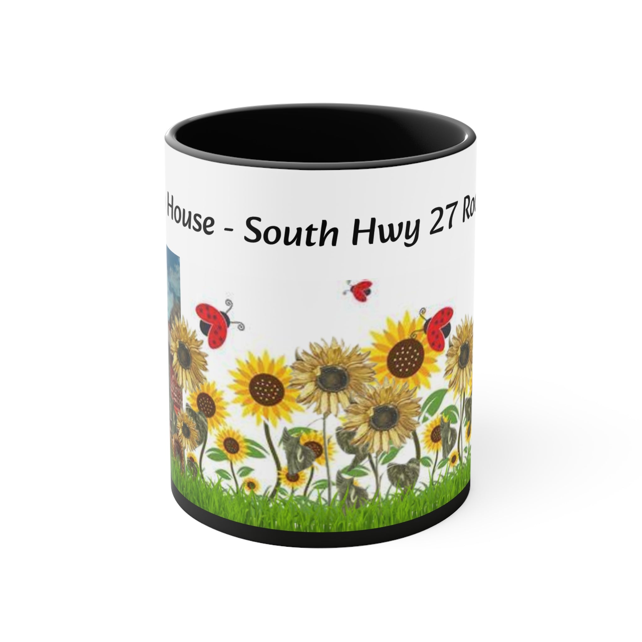 Sweet Potato House Mug, Roopville GA Local Collectible - Black