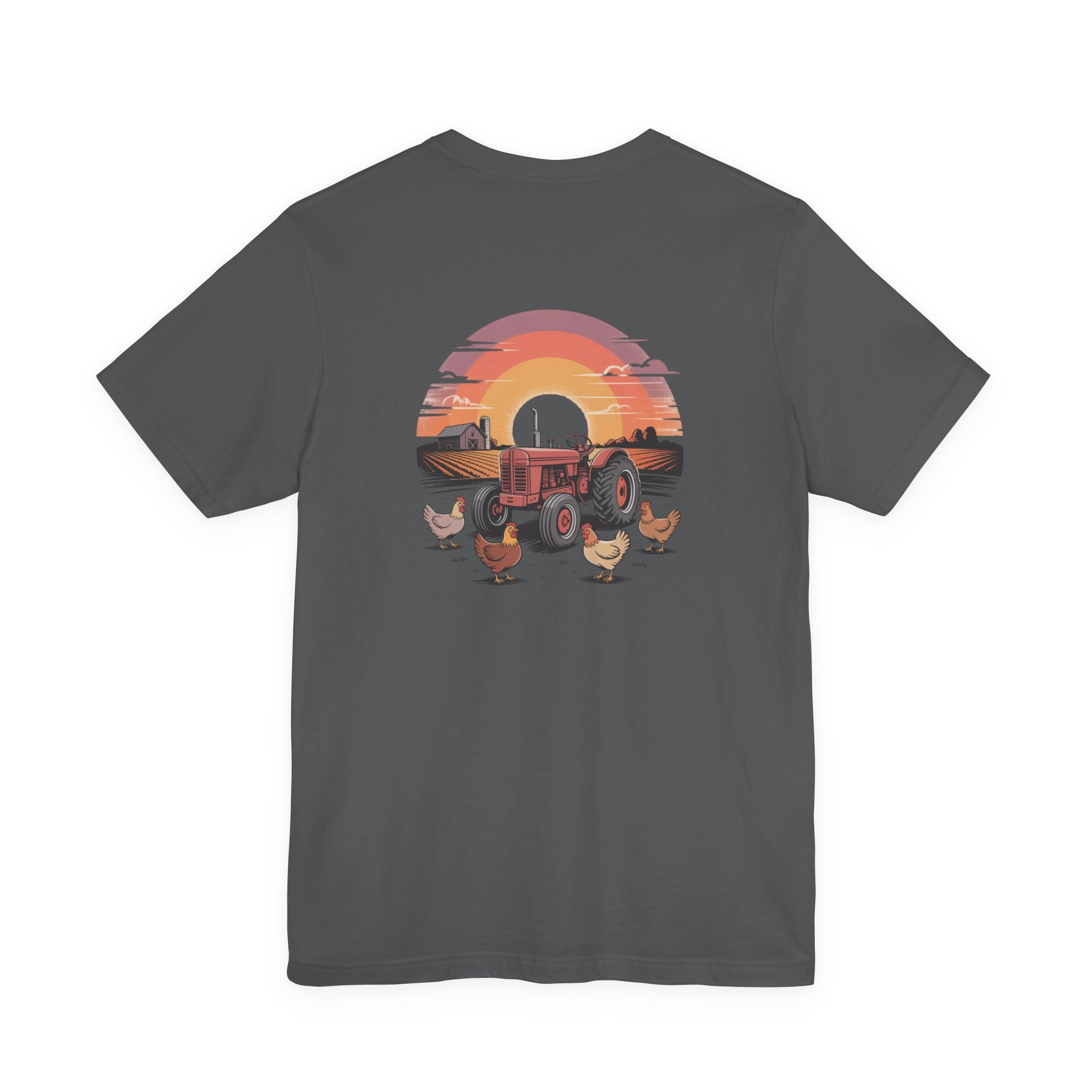 Sunset Forest Unisex Tee - Nature Inspired Short Sleeve Shirt